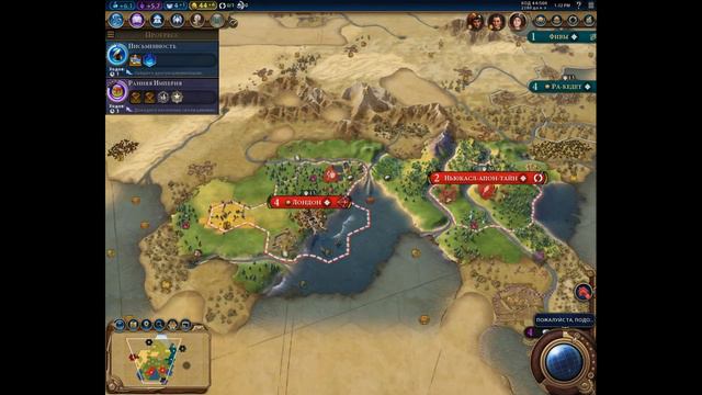 Цивилизация 6 Прохождение ЗА Англию! #1 - Sid Meier’s Civilization VI смотреть онлайн