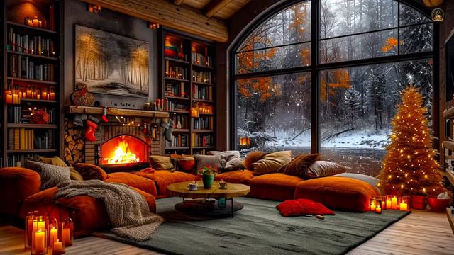 Warm Jazz Music for Stress Relief ☕ Cozy Coffee Shop Ambience with Relaxing Jazz Instrumental Music смотреть онлайн