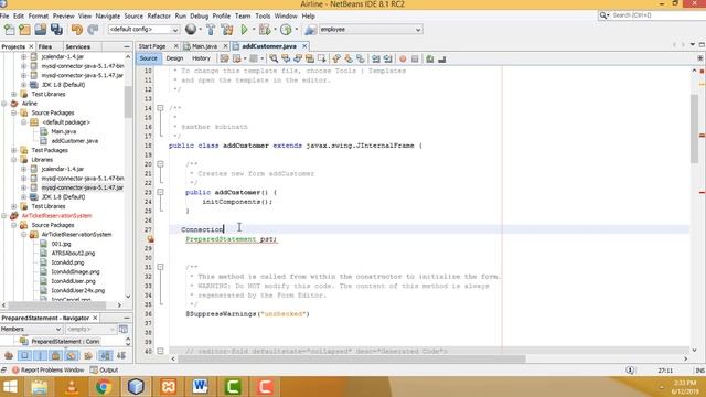 Airline Ticket Reservation System in Java Part 2 смотреть онлайн
