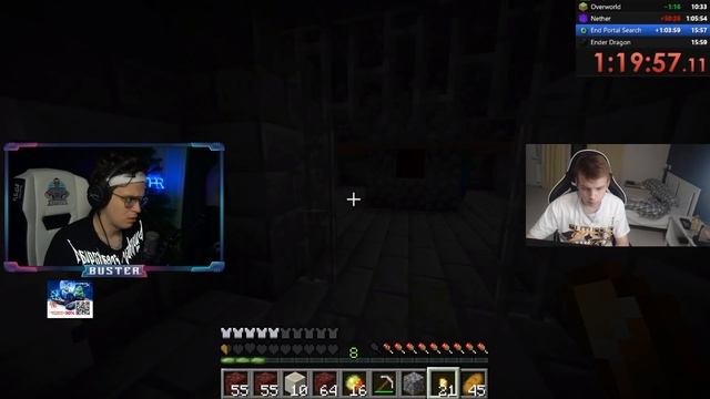 БУСТЕР И СТРОГО ПРОХОДЯТ МАЙНКРАФТ / БУСТЕР ИГРАЕТ В МАЙНКРАФТ / ЧАСТЬ 2 / BUSTER REWIND смотреть онлайн