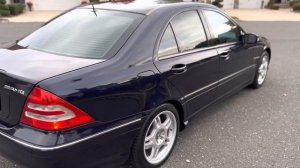 2002 Mercedes-Benz C32 AMG Capri Blue/black leather 62k miles. 10/11/22