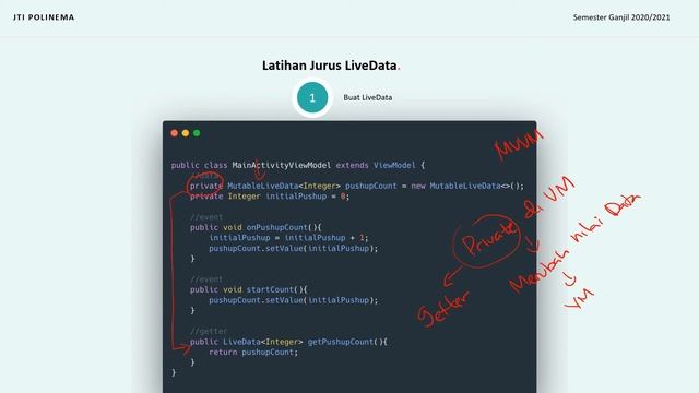 06 Belajar Android MVVM Java LiveData | Pemrograman Mobile Politeknik Negeri Malang смотреть онлайн