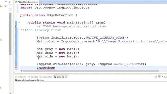Edge Detection in java Using opencv смотреть онлайн