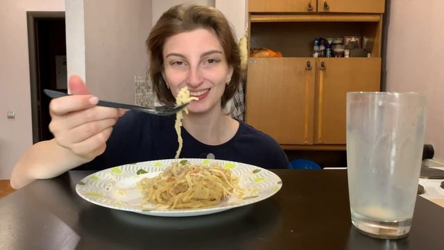 Карбонара / Добрые поступки / МУКБАНГ