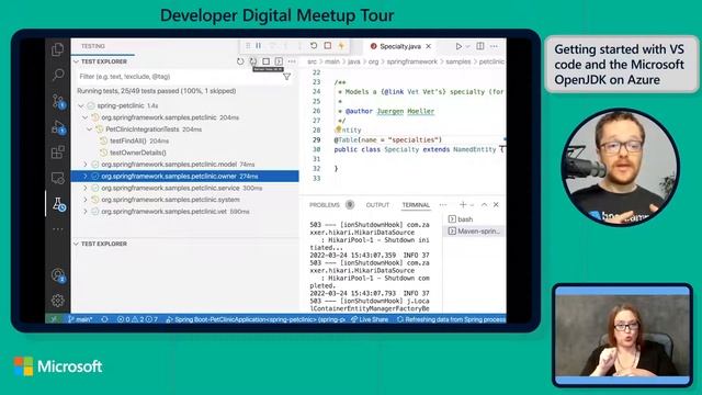 Getting started with VS code and the Microsoft OpenJDK 17 on Azure смотреть онлайн