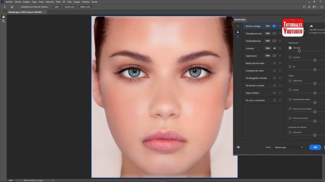 Filtros Neurales y Retrato Inteligente | Photoshop CC 2021 | Tutorial de Photoshop смотреть онлайн