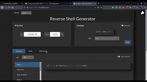 TryHackMe! CMesS - Gila CMS (LFI) // walk- through