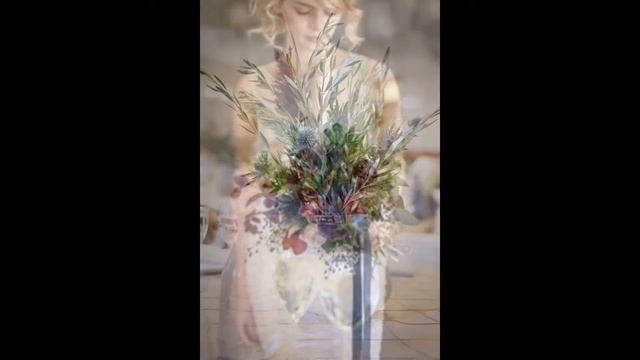 Orange Ranunculus and Purple Thistle Reception Centerpieces смотреть онлайн