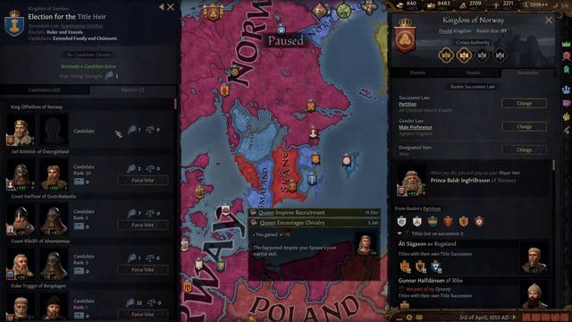 Sweden - Notable Norse - Let's Play Crusader Kings 3 - 39 смотреть онлайн