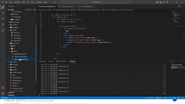 Laravel Free Code Camp | Laravel Basics | Routes | View смотреть онлайн