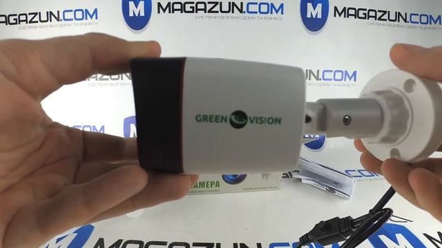 Распаковка AHD камеры наблюдения Green Vision GV-044-AHD-G-COS13-20 960P смотреть онлайн