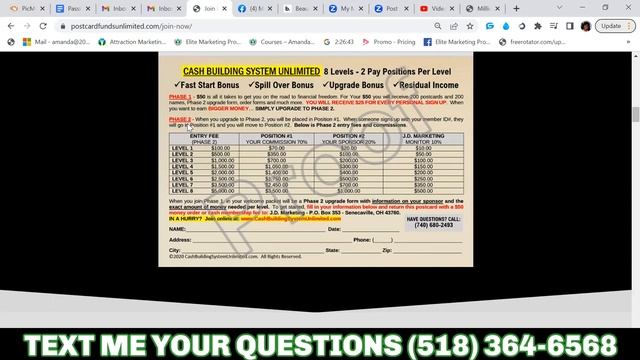 ??CASH BUILDING SYSTEM UNLIMITED PAYMENT PROOF 2023 | Earn With Postcard Mailing Program?? смотреть онлайн