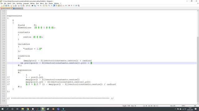 How to initialize non-uniform fields in OpenFOAM смотреть онлайн