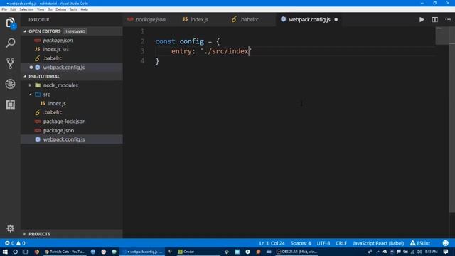 2. ES6 - Setup Working Environment with Babel and Webpack in Bangla - Check Description смотреть онлайн