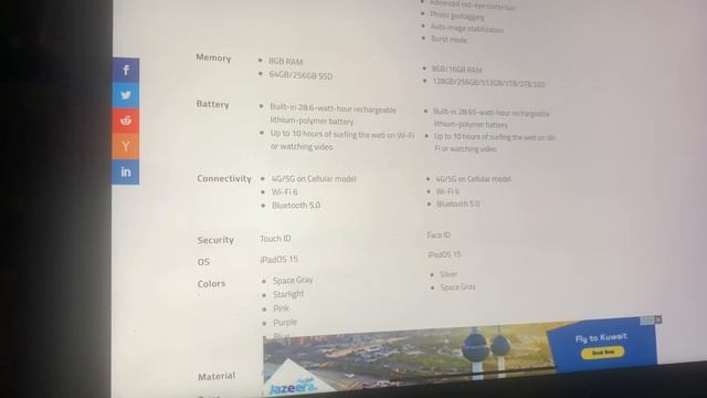 IPad Air 5. (2022) Vs  IPad Pro 11 Inch (2021)