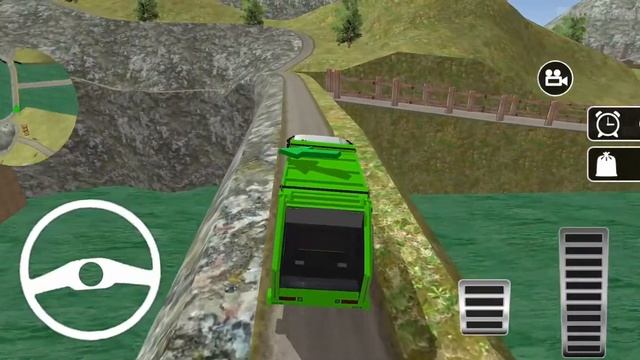 Offroad Garbage Truck: Dump Truck Driving Games - Android Gameplay смотреть онлайн