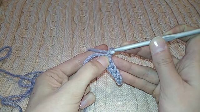 5 Как связать соединительный столбик. - Вязание крючком для начинающих смотреть онлайн