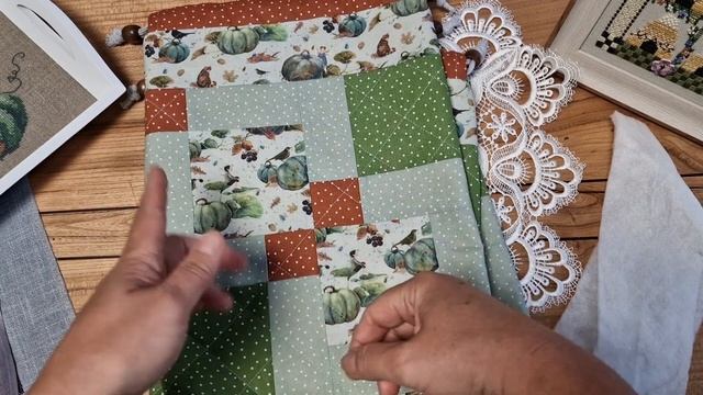 309. Рукодельный микс 116/ Готовые работы от Mill Hill/ Текстильные мешочки в стиле пэчворк смотреть онлайн