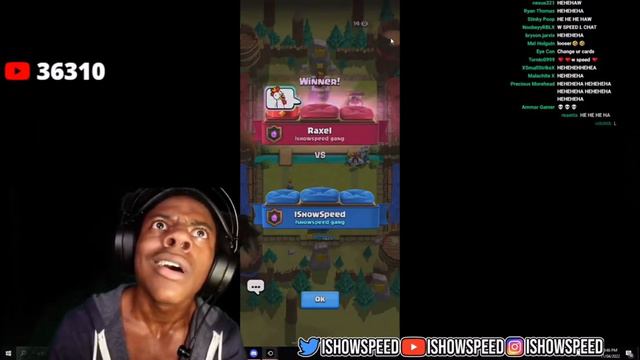 iShowSpeed Goes MENTAL After Emoji Spam! (Clash Royale) *SUPER RAGE* смотреть онлайн