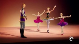 Барби в розовых пуантах