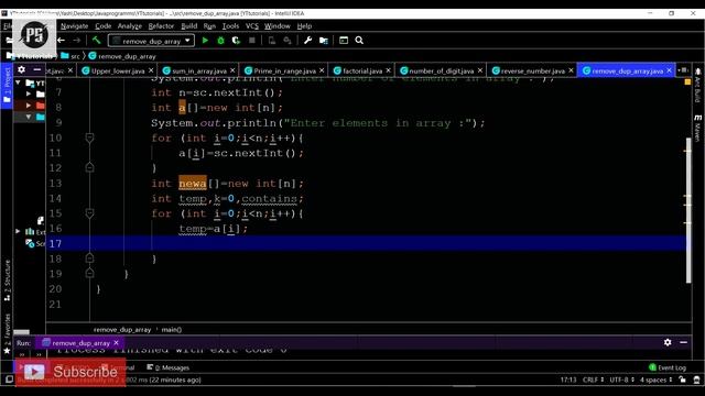 How to Remove Duplicate Elements from Array in Java Programming || Programming Skills смотреть онлайн