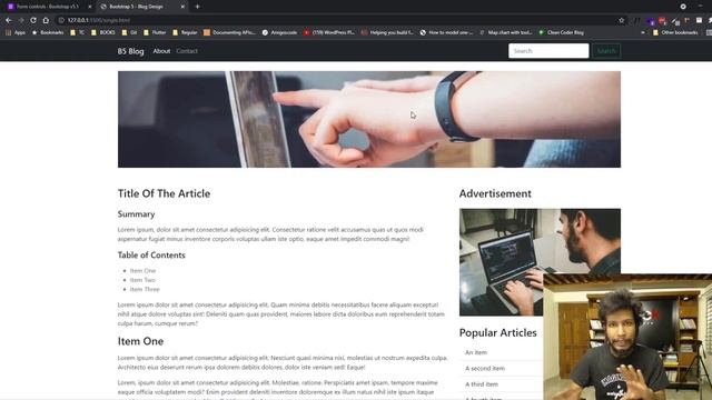 33.1 Blog Design With Bootstrap 5 - Project Overview | প্রোজেক্ট ওভারভিউ | HM Nayem смотреть онлайн