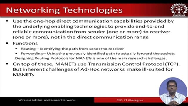 Introduction: Wireless Ad Hoc Networks- Part- I смотреть онлайн