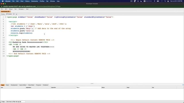 LWC Foundation 5 - Javascript Array & Object смотреть онлайн
