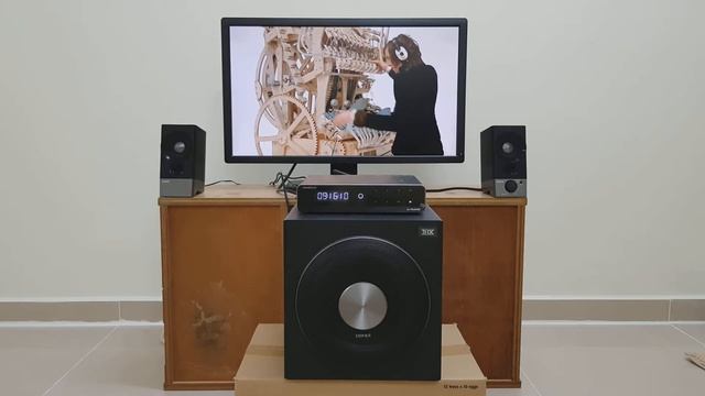 Gene Edifier M3600D 2.1 Speaker Instrumental Test with Wintergatan Marble Machine смотреть онлайн