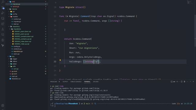 10- phonebook, database migrations смотреть онлайн