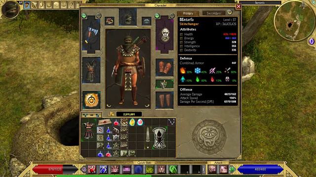 Titan Quest Anniversary Edition 😒Increase skill health 😜She's crazy because she's not healthy смотреть онлайн