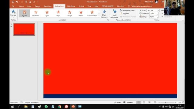 Cara Mudah Membuat Running Text | Teks Berjalan | Tutorial Microsoft Powerpoint 2019 смотреть онлайн