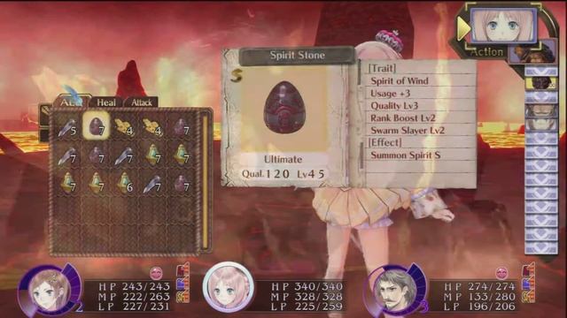 「Atelier Meruru: The Apprentice of Arland」 Boss Fight ☆Airshatter☆ (1080p) смотреть онлайн