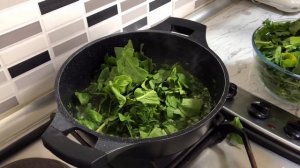 Жаренный шпинат быстро и вкусно. По этому рецепту вы ещё не пробовали