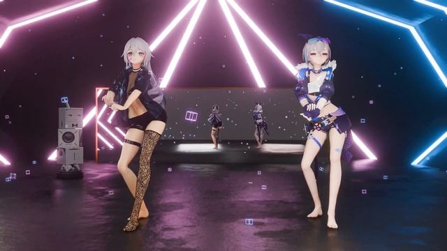 【Honkai Impact 3 × Honkai：Star Rail MMD／4K／60FPS】Bronya Zaychik × Silver Wolf【Like a Cat】 смотреть онлайн