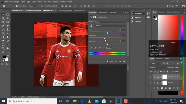 Football Poster Design in Photoshop смотреть онлайн