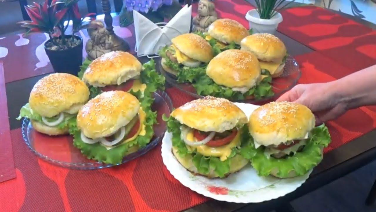 ГАМБУРГЕР- КАК ПРИГОТОВИТЬ ВКУСНЕЙШИЙ ГАМБУРГЕР ДОМА гамбургер в домашних условиях рецепт бургера смотреть онлайн