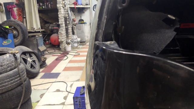 Daewoo Nexia н150 Дэу нексия н150 РИХТОВКА КРЫЛА, ПОТЯНУТЫЙ МЕТАЛ, СЛОЖНОСТИ В РИХТОВКИ. смотреть онлайн