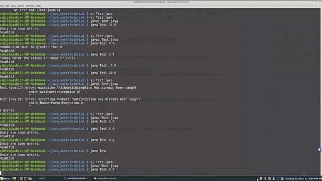 exception handling смотреть онлайн