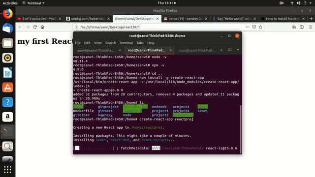 How to Setup React JS Project using NPM смотреть онлайн