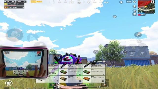 IPAD PRO 90 FPS PUBG MOBILE HANDCAM GAMEPLAY WITH 7 FINGER CLAW GYRO OFF смотреть онлайн