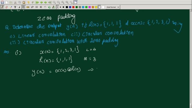 LINEAR CONVOLUTION FROM CIRCULAR CONVOLUTION | DIGITAL SIGNAL PROCESSING | EC301 | AE306 | EE407 KT смотреть онлайн