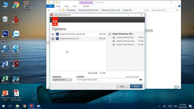 Hướng dẫn cài đặt photoshop cs6 full cờ rắc 100% смотреть онлайн
