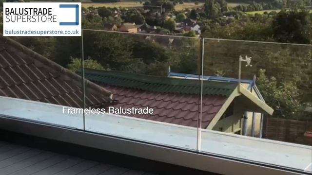 Frameless Glass Balustrade Installation Example Burton Cliff - Balustrade Superstore смотреть онлайн