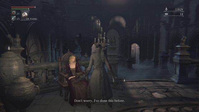 Bloodborne - Meeting Arianna, Woman of Pleasure in Oedon Chapel (Dialogue) смотреть онлайн