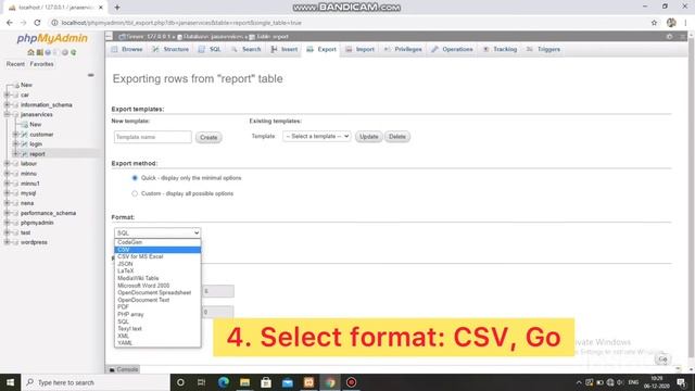 Export MySQL table to Excel/CSV using phpMyAdmin смотреть онлайн