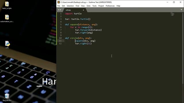 How To Draw a Circle Out Of Squares With The Turtle Module Of Python || Turtle Module Tutorials смотреть онлайн