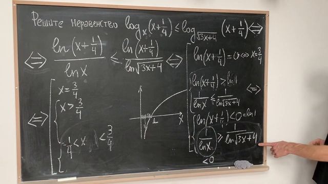 Решение логарифмических неравенств, как на ЕГЭ. Выпуск 6. смотреть онлайн
