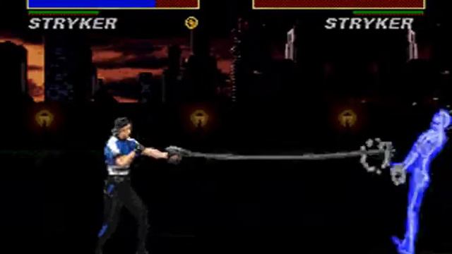 Ultimate Mortal Kombat 3 - SNES - Stryker - Fatality 1 смотреть онлайн