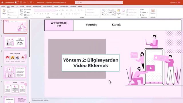 POWERPOİNT SUNUMLARINA VİDEO EKLEME NASIL YAPILIR? смотреть онлайн